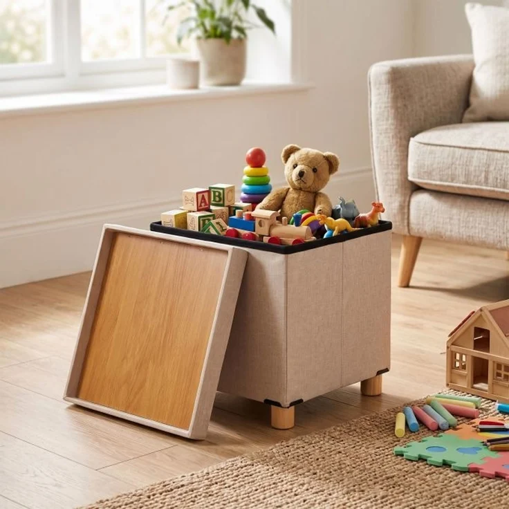 Relaxdays Sitzhocker mit Stauraum – Bild 5