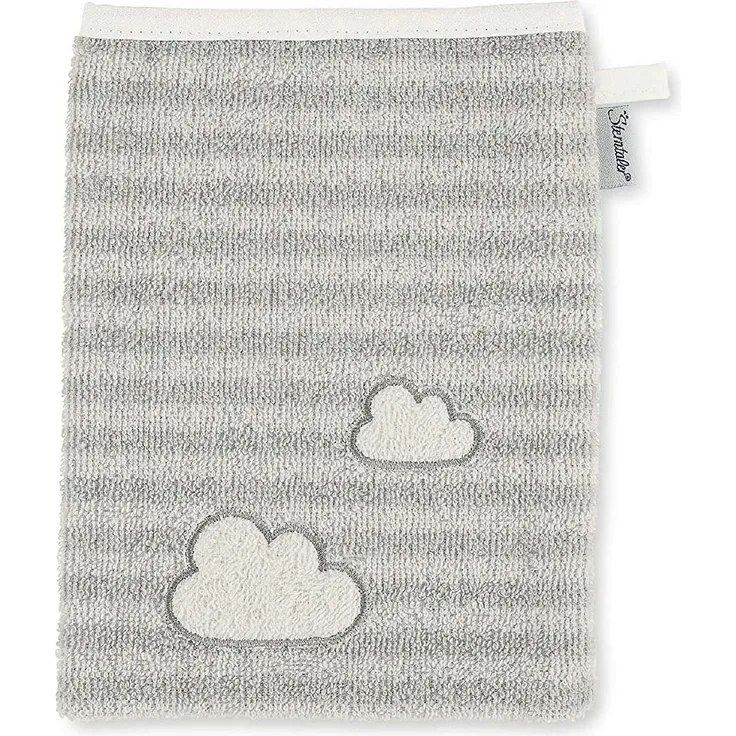 Sterntaler Waschhandschuh Schaf Stanley, Größe: 21x15 cm, Grau