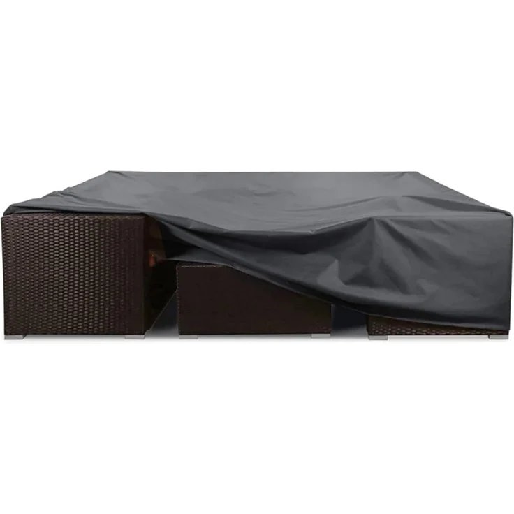 YoungBee Abdeckung für Gartenmöbel, wasserdichte Schutzhülle Anti-UV Abdeckplane für Gartentische Terrassenmöbel, Regenschutz und Staubfest, Schwerlast 420D -Oxford Gewebe 220*140*74cm – Bild 1