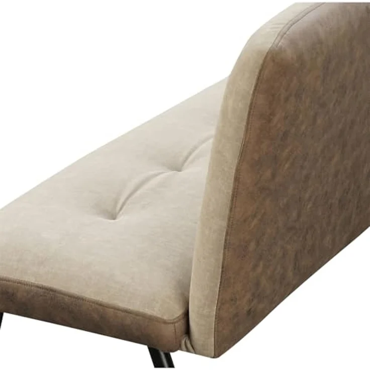 HTI-Living Polsterbank Bank 3-Sitzer Antikbraun/Taupe Joschka (Stück, 1-St, 1 Sitzbank), Sitzbank Küchenbank – Bild 2