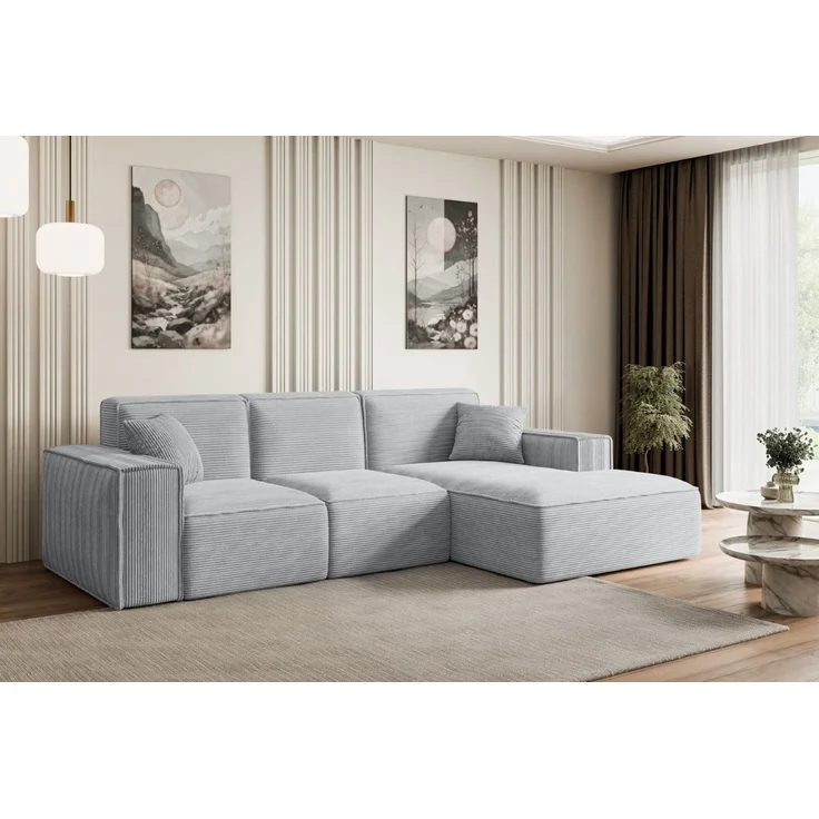 ALTDECOR Ecksofa SERRA-L, Sofa Praktische Bequeme Funktionsecke Couch L-Form Eckcouch, Corner Sofa U-Form Vielseitige Sofa Wohnlandschaft Wohnzimmer – Bild 3