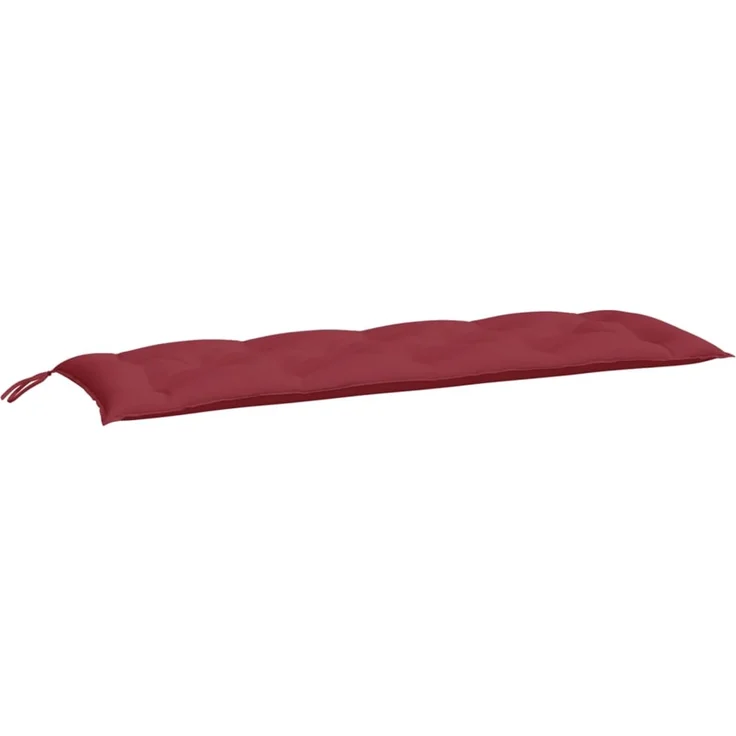 vidaXL Gartenbank-Auflagen 2 Stk. Weinrot 150x50x7 cm Oxford-Gewebe 361706 – Bild 2