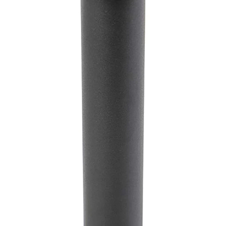 Qazqa Gleam, moderne Außenleuchte Standleuchte schwarz 50 cm, IP44, Edelstahl zylindrisch, LED geeignet E27 – Bild 5