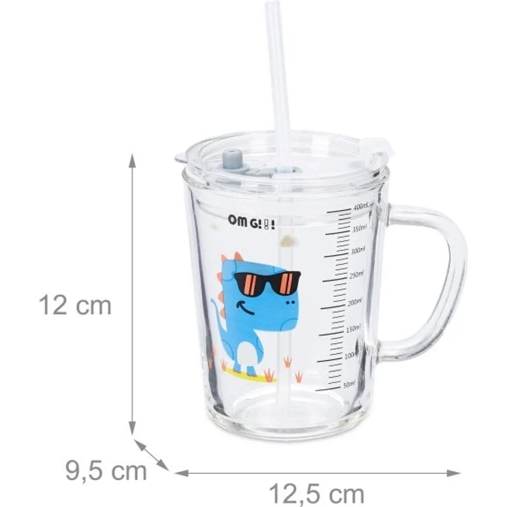 2er Set Kindergläser mit Dinomotiv – Bild 4