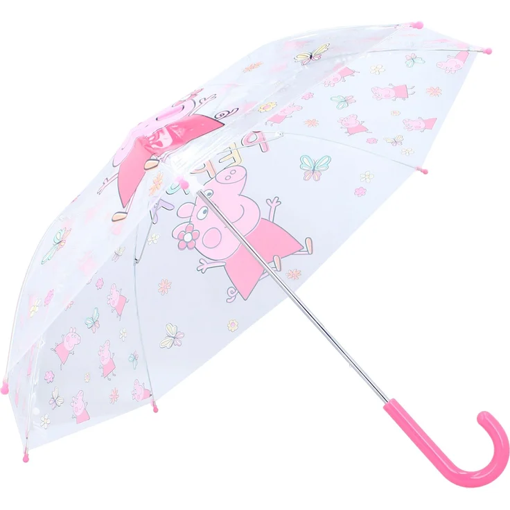 Peppa Pig Schirm Ø 71 cm – Bunter Regenschirm für Kinder mit Peppa Pig Muster – Bild 2