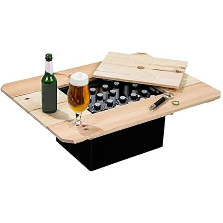 Gravidus Gartentisch Bierkasten Holztisch Bartisch Tischaufsatz – Bild 2