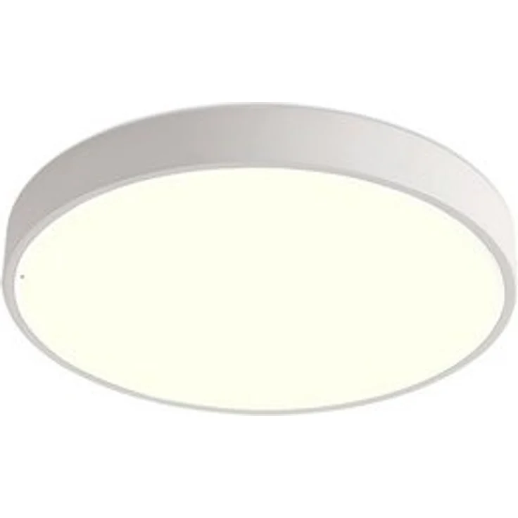 Natsen Deckenleuchte Runde LED Deckenlampe, 48W, Warmweiß 3000K, Schlafzimmer Lampe Küchenlampe 50x50x4 cm, Weiß – Bild 6