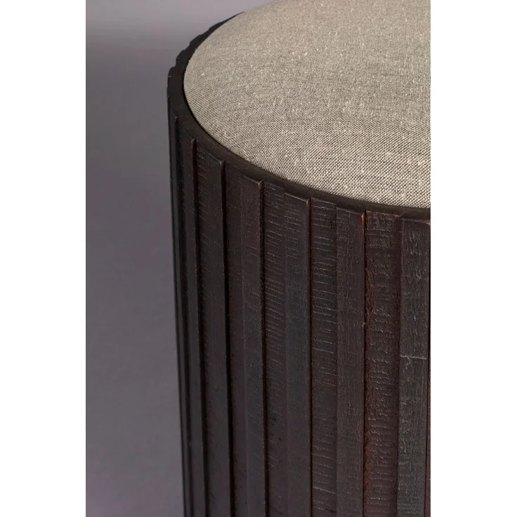 DutchBone Pouf Bay mit Stauraum aus recyceltem Teakholz in Braun 40x40x48 cm – Bild 5