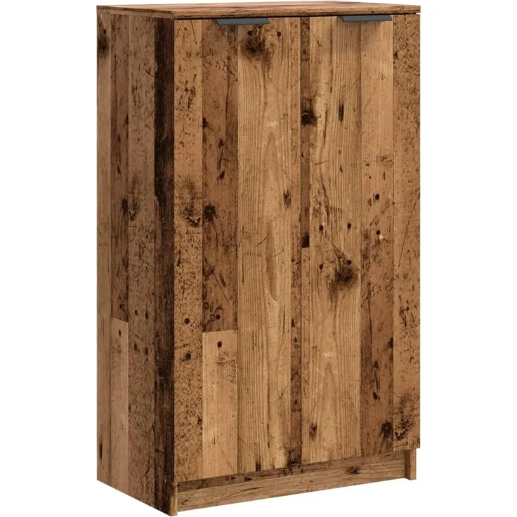 vidaXL Schuhschrank Altholz-Optik 59x35x100,5 cm Holzwerkstoff 856993