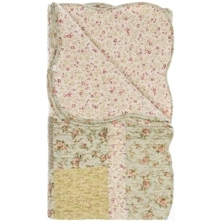Patchwork Decke Alessia II Baumwolle Mehrfarbig