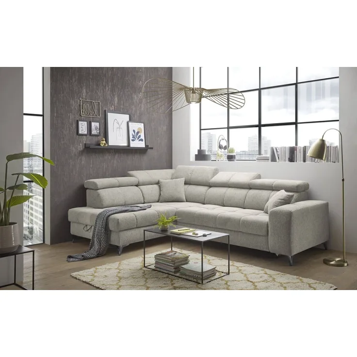 Ecksofa mit elektronischer Wallaway-Funktion | USB-Anschluss - Sydney