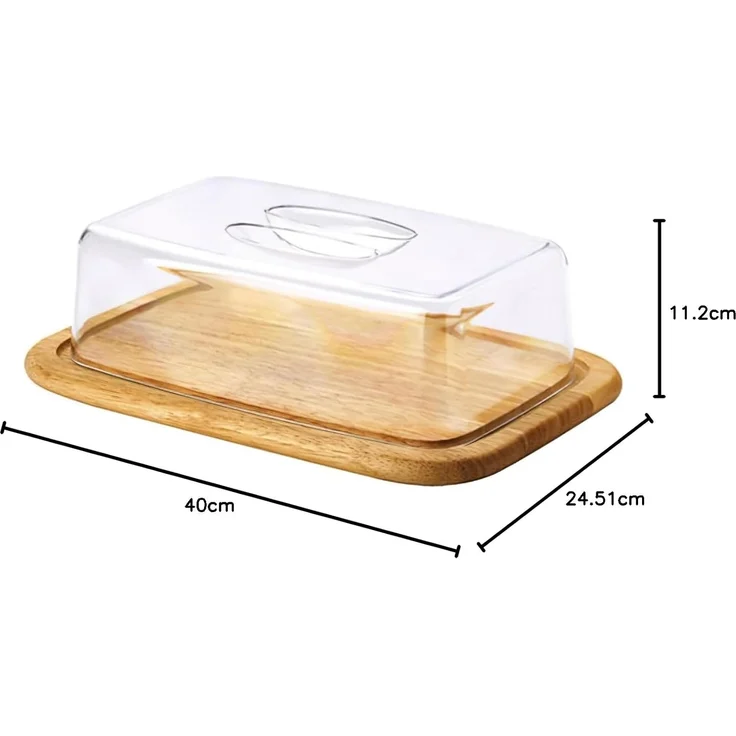 Continenta Käseglocke 2-tlg. 30x20x8,5 cm – Bild 2