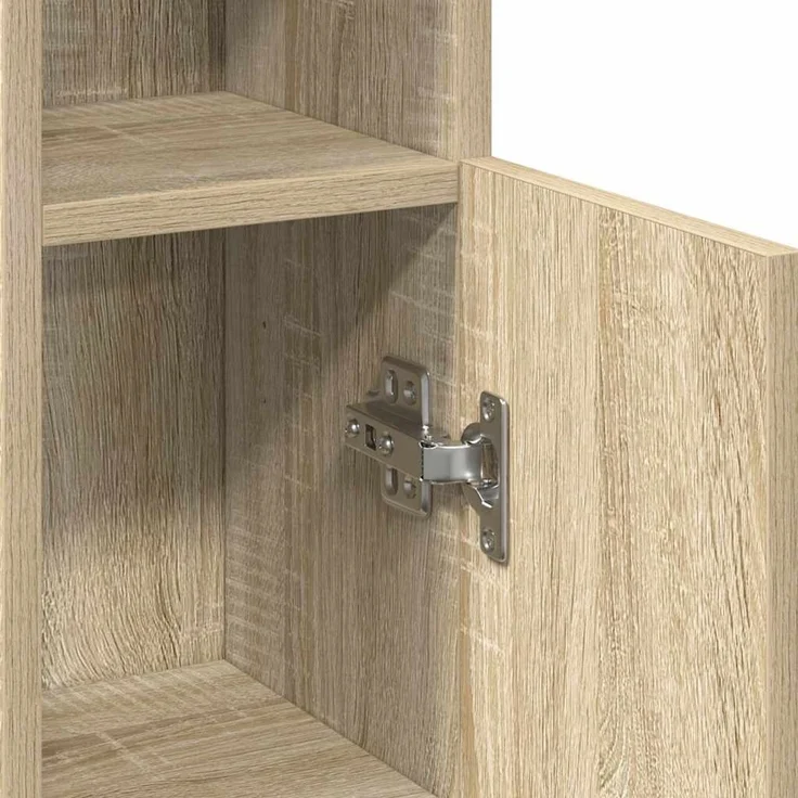 vidaXL Badezimmerschrank mit Rollenhalter Sonoma-Eiche 20,5x22x90 cm 858499 – Bild 10