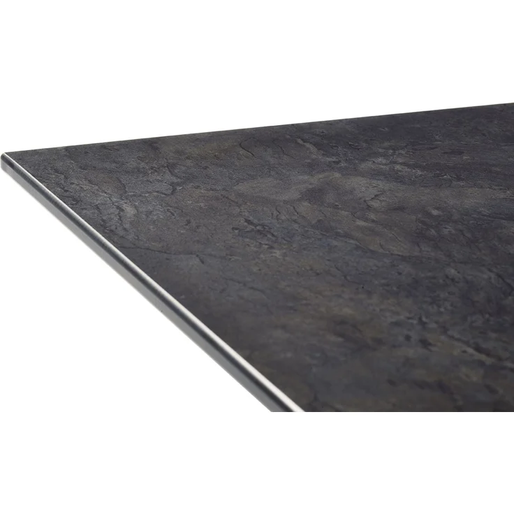 Klapptisch >Boulevard< in Schiefer anthrazit, Polytec® - 120x73x80cm (BxHxT) – Bild 3