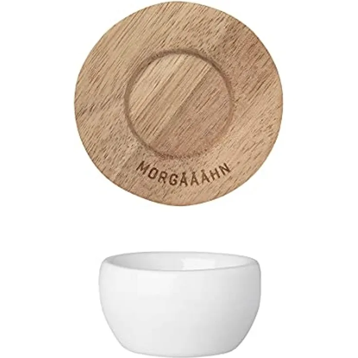 Räder P.e.t. Eierbecher mit Unterteller MORGÄÄHN 7x7x3 cm
