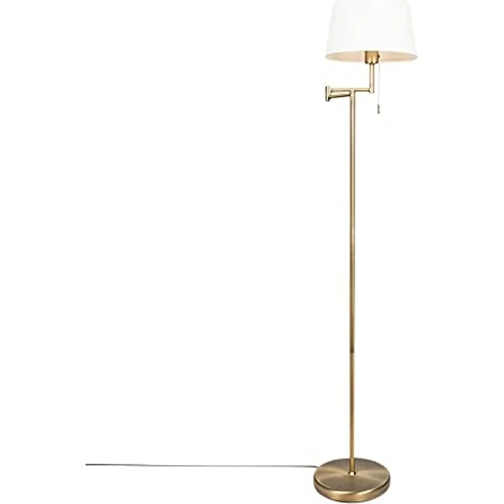 Qazqa Stehlampe Ladas, ohne Leuchtmittel, E27, Bronze, Landhaus, Stahl, 1-flammig – Bild 3