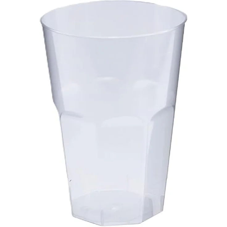 Silverkitchen 25 Trinkbecher 300ml - bruchsichere Mehrwegbecher wiederverwendbar Cocktail Becher Longdrinkgläser transparent aus PP Plastik Made In Germany – Bild 4