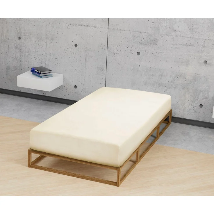 biberna Jersey-Elastic-Spannbetttuch 0077866, kitt, 1x 140x200 cm - 160x220 cm – Bild 5
