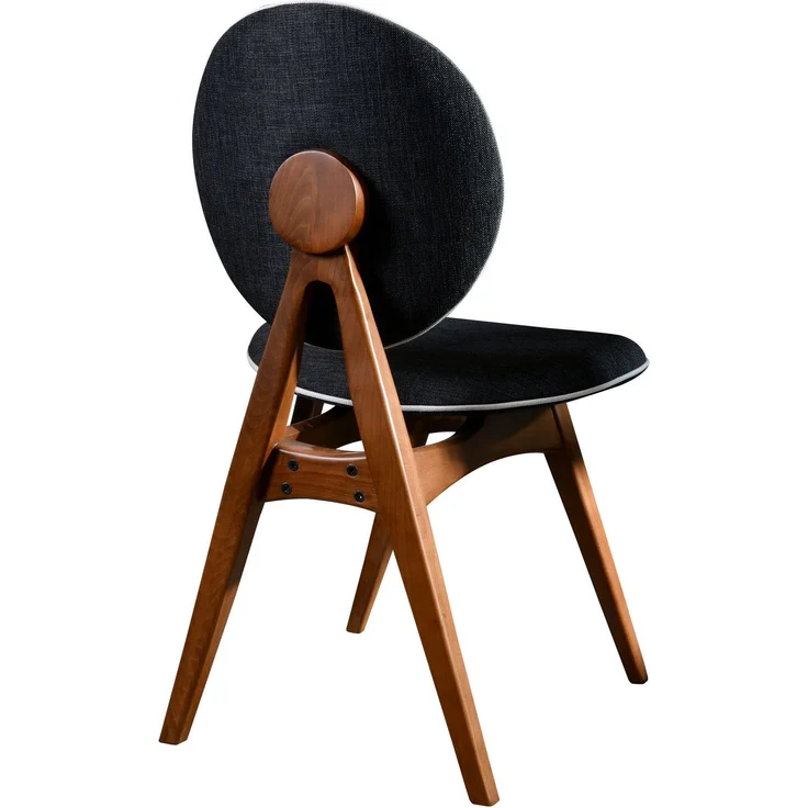 Skye Decor 'Touch v2 - Anthracite' Stuhlset (2-teilig), Walnuss / Anthrazit, 54 x 93 x 55 cm – Bild 5