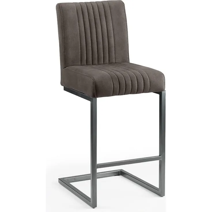 Julian Bowen Barhocker, 2 Stück, anthrazit, Height: 100, Width: 41, Depth: 49cm