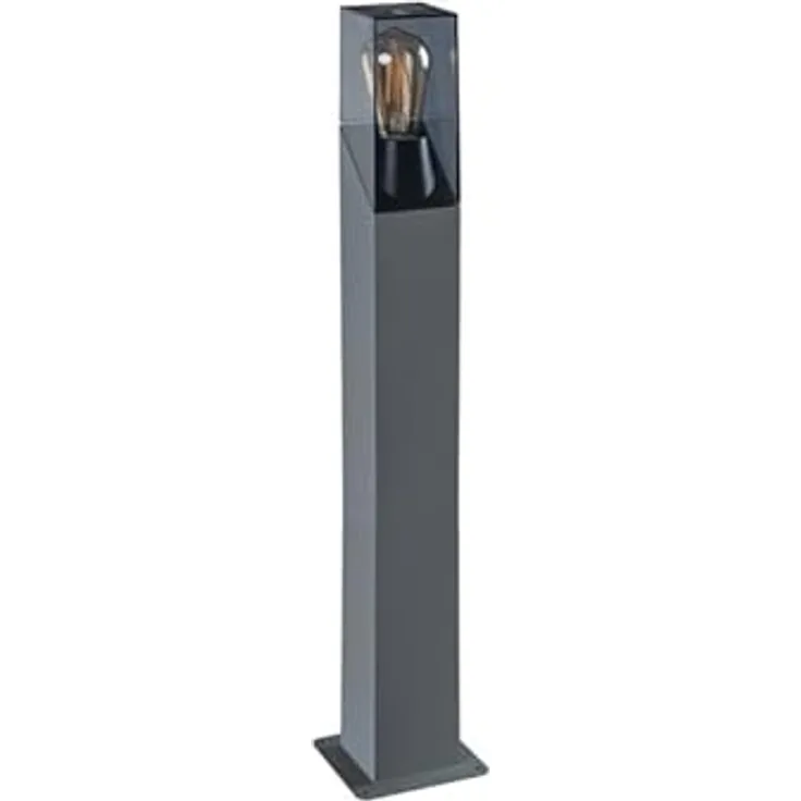 Kanlux Gartenleuchte E27, 10 W, wasserdicht IP44, 800 mm, Graphit für Außenbereich