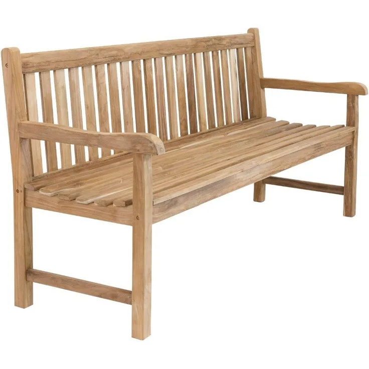 Premium Teak Gartenbank Sitzbank Holzbank Teakbank Parkbank nachhaltig Edelstahlschrauben 150cm