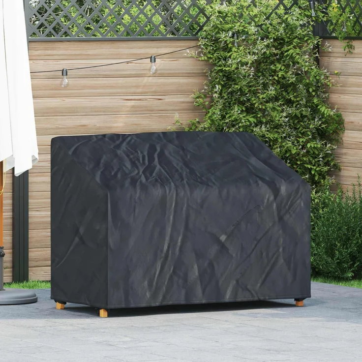 vidaXL Abdeckung für Gartenbank 134 x 70 x 65 / 94 cm 420D Oxford Stoff 4105946 – Bild 1