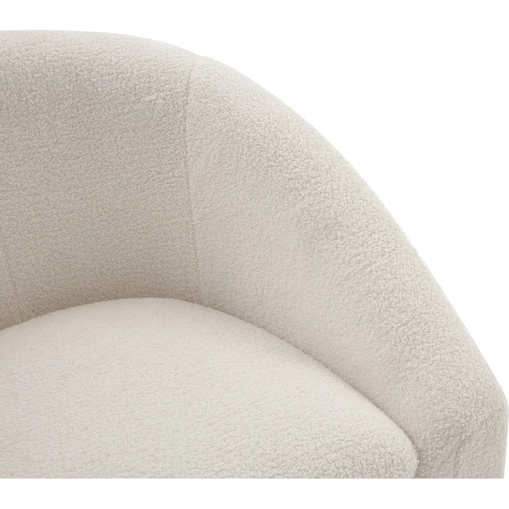 Vente-unique - OSSANA - Sessel mit gerader Rückenlehne - Plastik - Kunststoff (PVC) - Weiß - 83 x 74 x 74 cm – Bild 5