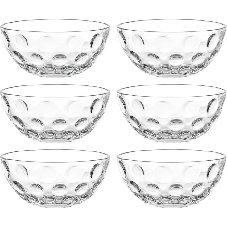 LEONARDO Schale CUCINA OPTIC, 10 cm, 6er-Set, Glas, (Set, 6-tlg), spülmaschinengeeignet – Bild 5