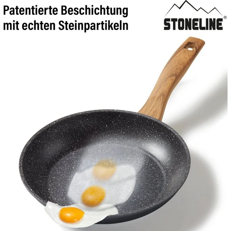 STONELINE Bratpfanne Back to Nature, Aluminium (1-tlg), Induktion – Bild 3