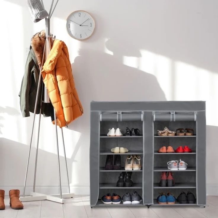 Schuhschrank Stoff 12 Fächer – Bild 2