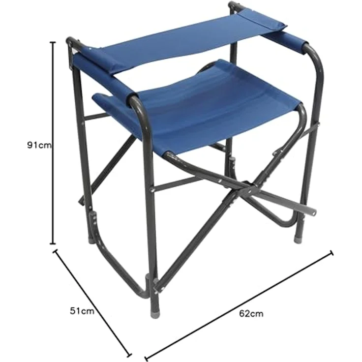 HOMECALL Regiestuhl Ultraleicht Klappstühle Faltbar Campingstuhl Gartenstuhl (Klappbare Rückenlehne), bis 120kg, Rostfreier Aluminiumrahmen – Bild 8