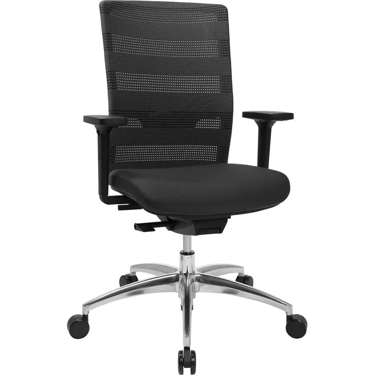 Topstar Sitness Airwork Bürostuhl, Aluminium, schwarz, One Size