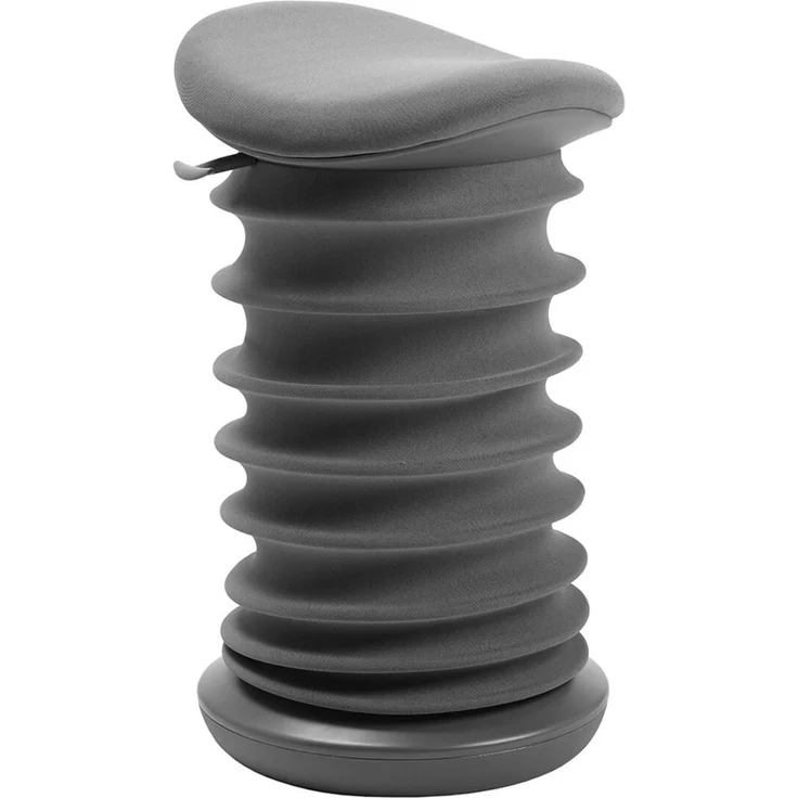 Sitness 'Sitness 4D' Ergonomischer Bürostuhl Schwinghocker, Stoff grau, 37.5 x 64 x 36 cm, höhenverstellbar – Bild 5