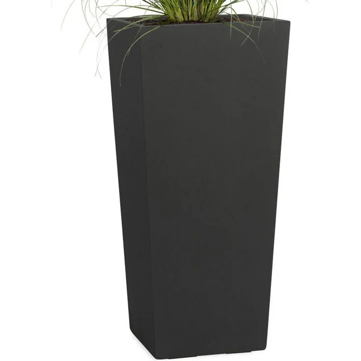 Pflanzwerk® Pflanzkübel CONIC Premium Blumenkübel Pflanzsäule Fiberglas mit Lotus-Effekt, Fiberglas - Handgefertigt - Rechteckig - Frostbeständig – Bild 5