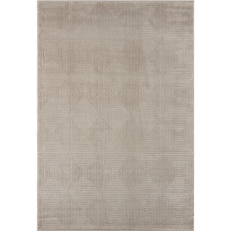 Vimoda Designteppich Wohnzimmer Boho Design 3D Raute Hoch-Tief-Effekt, Rechteckig, Höhe: 11 mm, Teppich 3D kariert für Esszimmer, Flur & Schlafzimmer – Bild 6