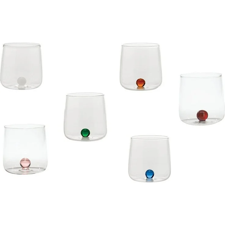 Zafferano Gläser-Set Bilia Buntes Gläser Set 6 Stück - Farblich Sortiert, 6-teiliges Set – Bild 5