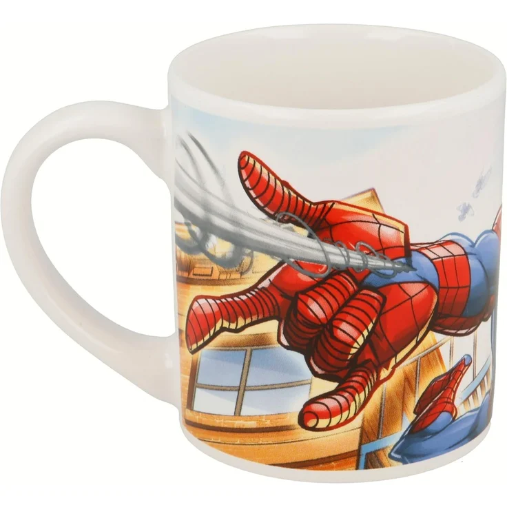 Spider-Man Snack Set 3 teilig aus Keramik mit Teller Schale und Tasse Geschenkbox – Bild 4