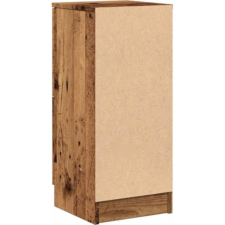 vidaXL Sideboards 2 Stk. Altholz-Optik 30x30x70 cm Holzwerkstoff 856960 – Bild 6