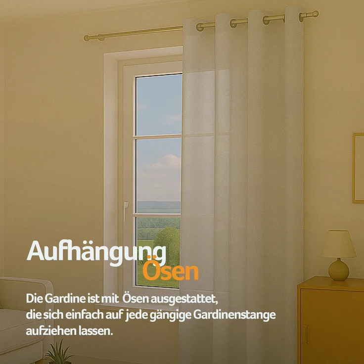 Bestlivings Blickdichte, Gardine mit Ösen, in vielen Größen und Farben Hellgrau 140x245 cm – Bild 6