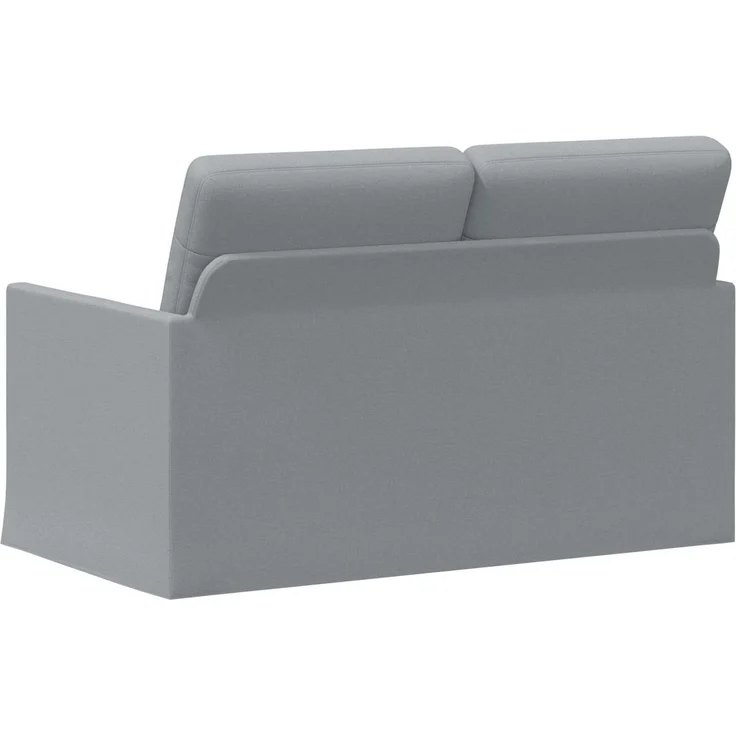 vidaXL 2-Sitzer Sofa Hellgrau 130 x 81 x 82 cm Stoff 42041040 – Bild 4