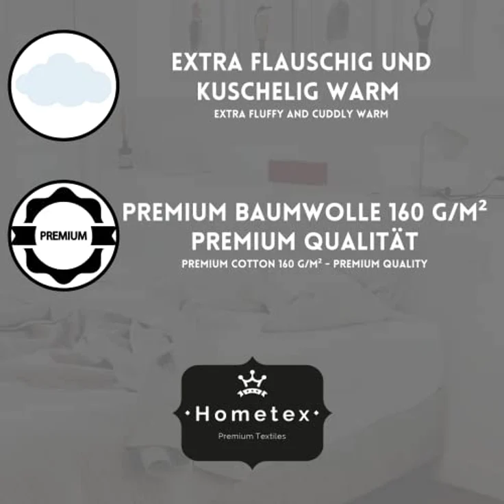 Hometex Premium Textiles Spannbettlaken aus Frottier Stoff bis 23 cm Steghöhe, Frottee, Gummizug: Rundumgummizug, Kuschelig warm und extra weich, ideal für die kalte Jahreszeit – Bild 6