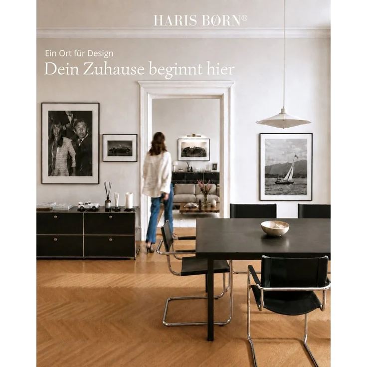 Haris Børn Freischwinger Stühle mit Armlehne (Premium Echtleder) Besucherstuhl mit Chromgestell (Set, 4 St), AUVEL Schwarz - Konferenzstuhl & Freischwinger Stühle Stapelbar – Bild 4