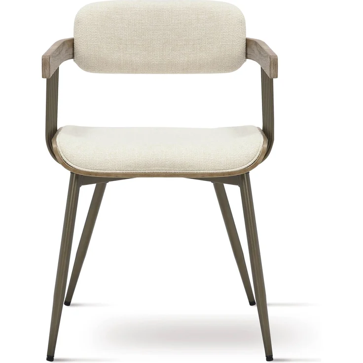 Polsterstuhl 51 x 53 x 78 beige JANINA #03 – Bild 1