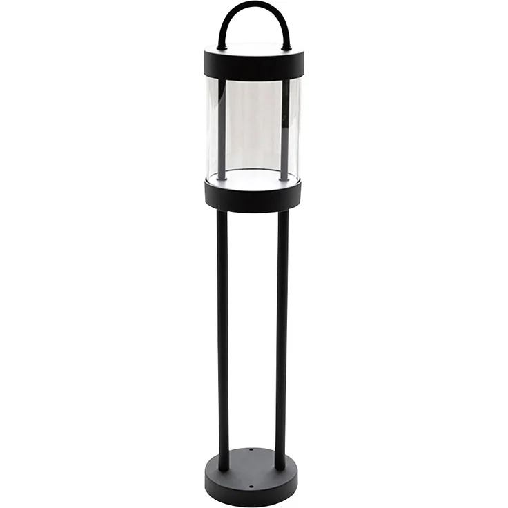 LED Außen-Stehleuchte, Alu, anthrazit, H 65 cm – Bild 5