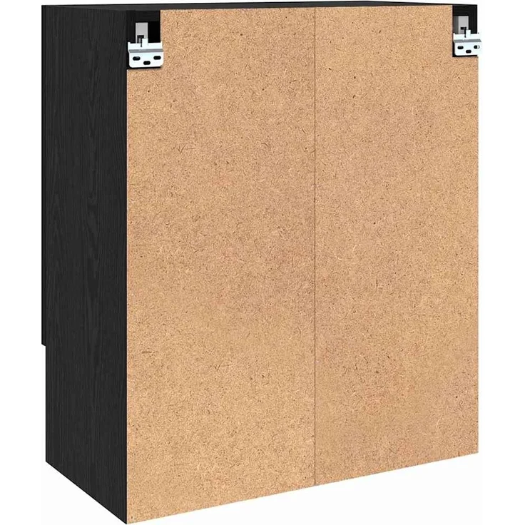 vidaXL Wandschrank Schwarz Eichen-Optik 60 x 31 x 70 cm Holzwerkstoff 879542 – Bild 7