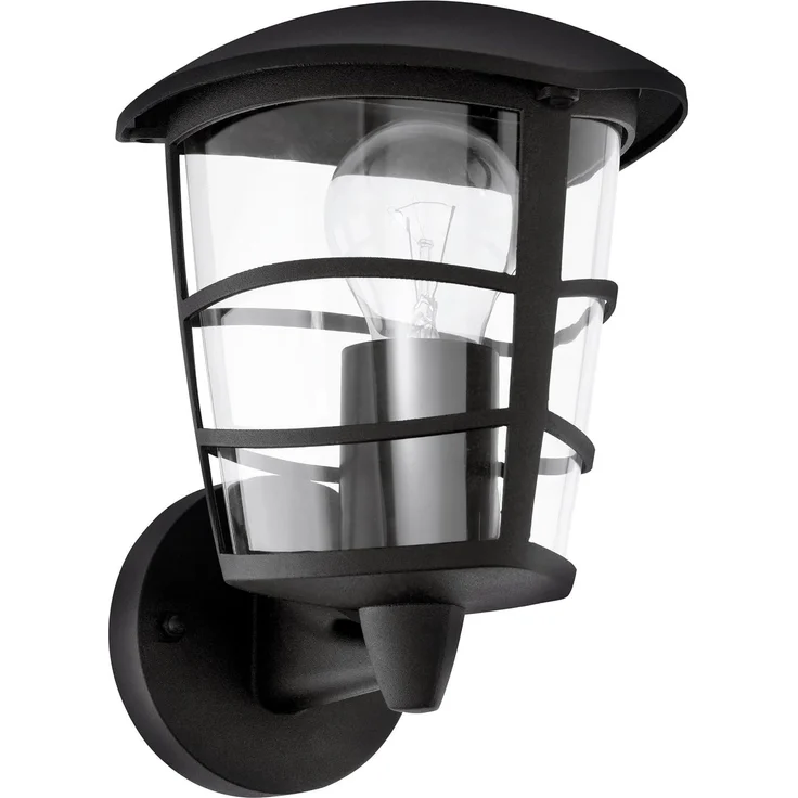 Eglo 93097 Aussenleuchte ALORIA schwarz, E27 max. 1X40W L:17cm H:22,5cm – Bild 1
