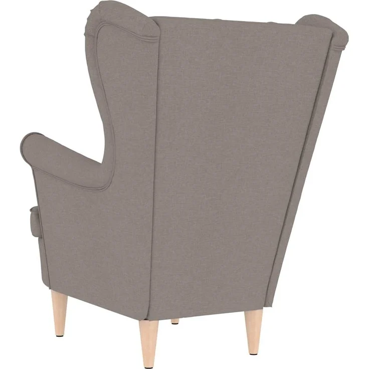 vidaXL Sessel Taupe 74x84x100 cm Stoff 4016901 – Bild 5