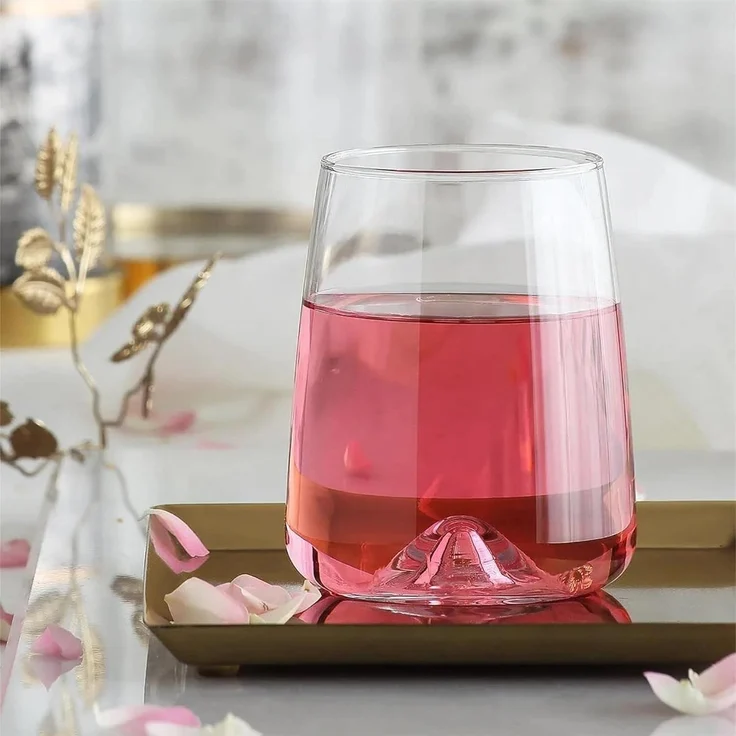 LAV Gläser-Set Terra Weinglas, 6-tlg, Glas, 6er-Set, 475ml, Ideal für kalte Getränke & dekorative Zwecke – Bild 8