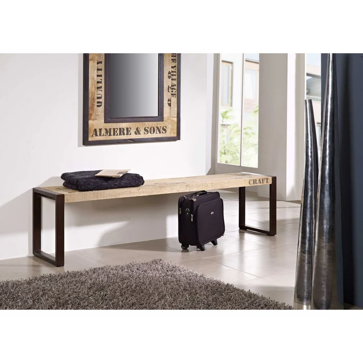 Bank Mango 180x45x40 natur bedruckt FACTORY #114 – Bild 4